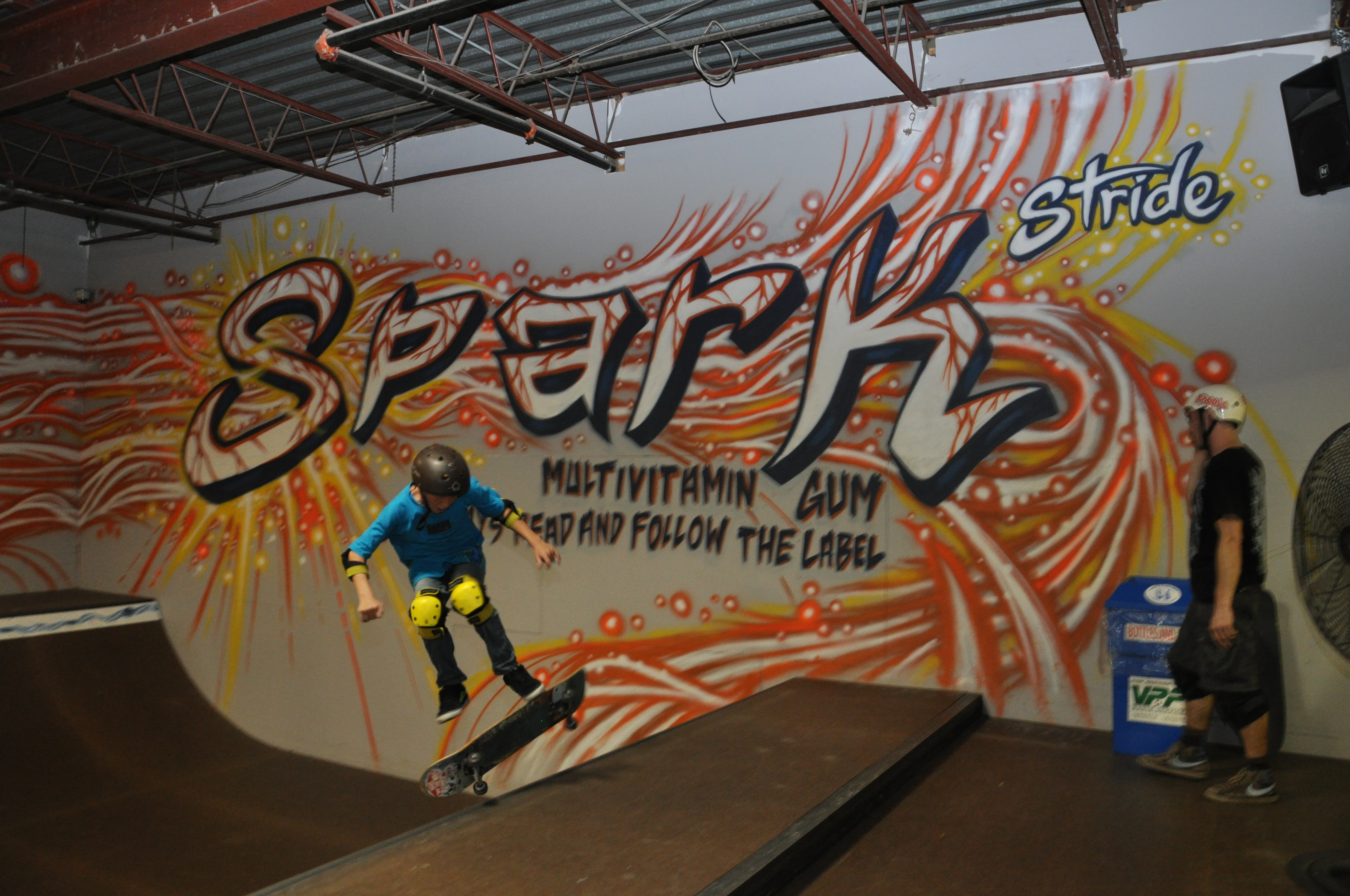 Stride — Spark skate park mural
